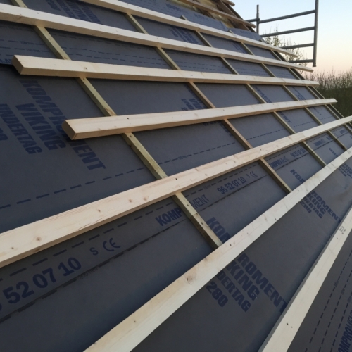 Ny tagkonstruktion i Nordjylland